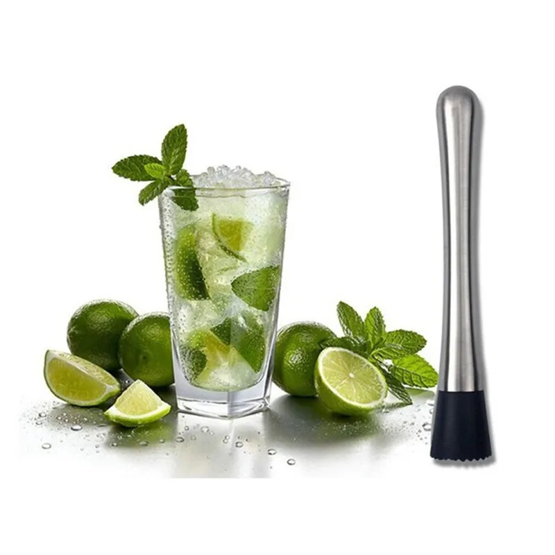 

1 PC Cocktail Muddler Bar Mixer DIY Drink Fruit Muddler Crushed Ice Barware