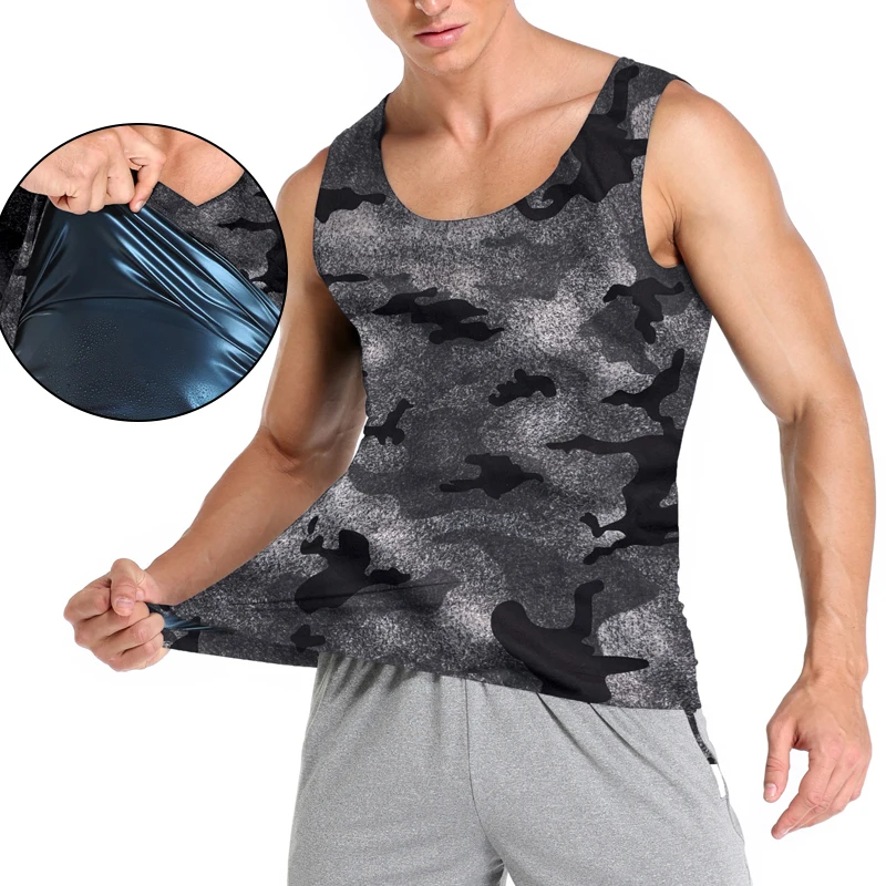 

Men's Premium Slimming Shapewear Sweat Sauna Vest Body Shaper Workout Sauna Tank Top Waist Trainer Corset Gym Underwear Fat Burn