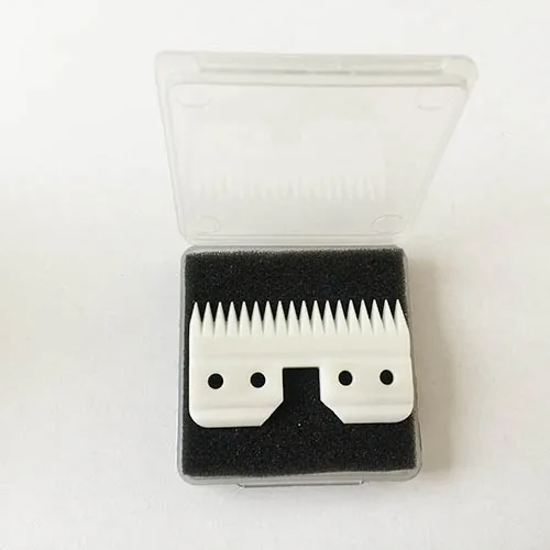 

10pcs/lot 18 teeth ceramic cutter dog grooming blade cutter with individual packaging