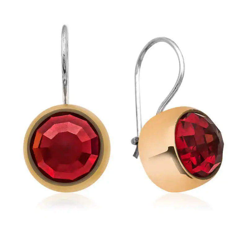 

Silverlina Silver Authentic Ruby Earrings
