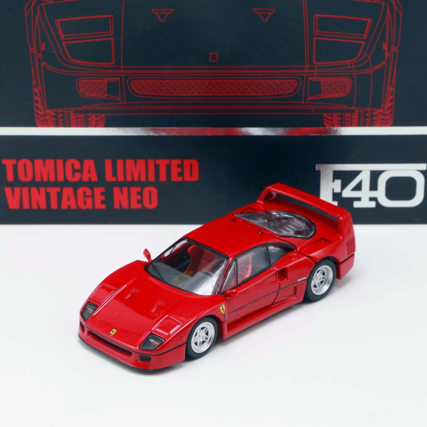TOMY TLV FERRARI 1/64 Ferrari F40 Dino 246GT Testarossa 512TR BB512i металлическая литая модель гоночный