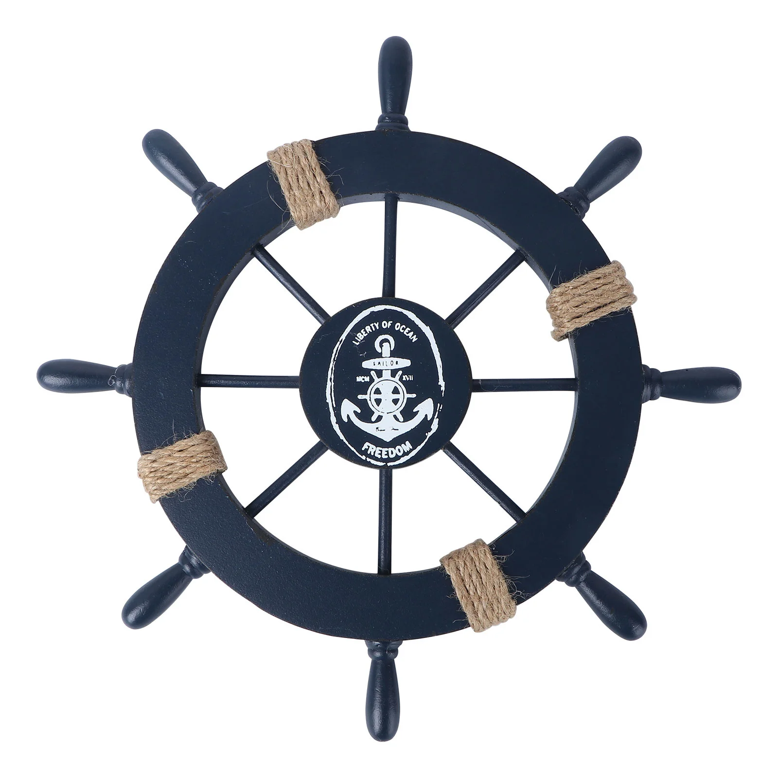 

Mediterranean Nautical Wooden Boat Ship Wheel Helm Home Wall Party Decoration croaker Sailboat pattern wheel helm