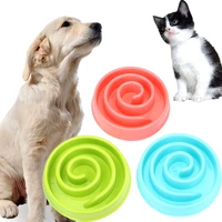 pet dog feeding food bowls puppy slow down eating feeder dish bowl prevent obesity pet dogs supplies dropshipping