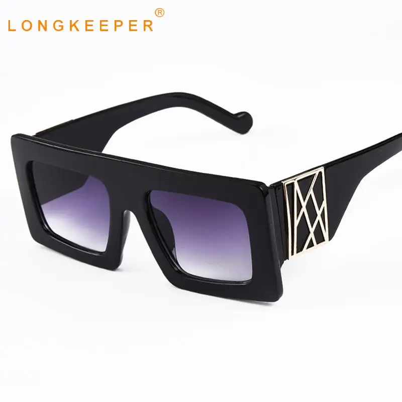 Солнцезащитные очки LongKeeper большие квадратные солнцезащитные для женщин и мужчин