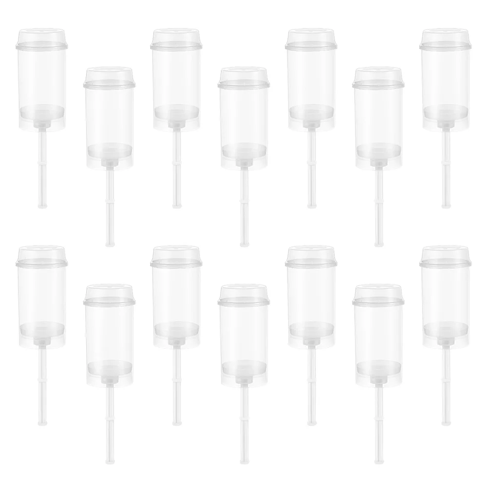 

30pcs Round Push-Up Cake Shooter Clear Cake Holder Push Pops Cake Container with Lid