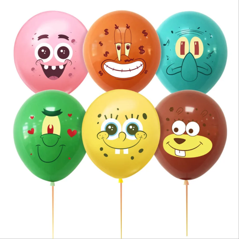 

Горячая Распродажа, губка Боби, латексный воздушный шар, Губка Боб, тематика на день рождения