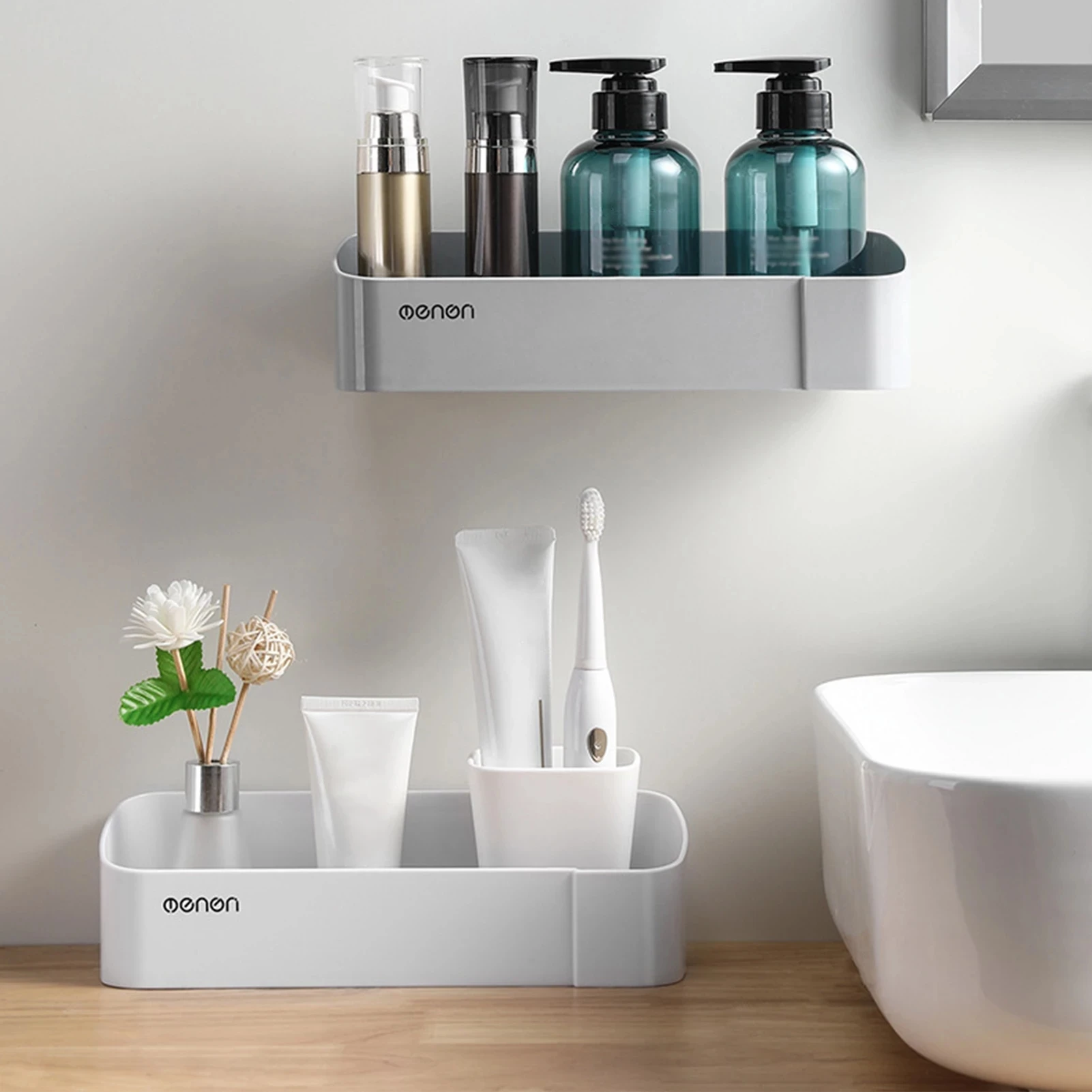 Настенный треугольный стеллаж для хранения двойные съемные - Цена: 1212.74