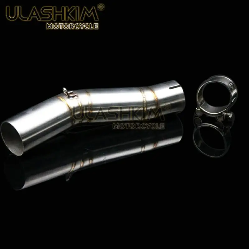 Мотоцикл Полная выхлопная средняя труба без шнуровки для Suzuki GSXR600 Gsxr700 Gsxr750 K7 GSX R700
