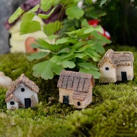 14pcs micro landscape miniature village stone house diy garden ornament decor