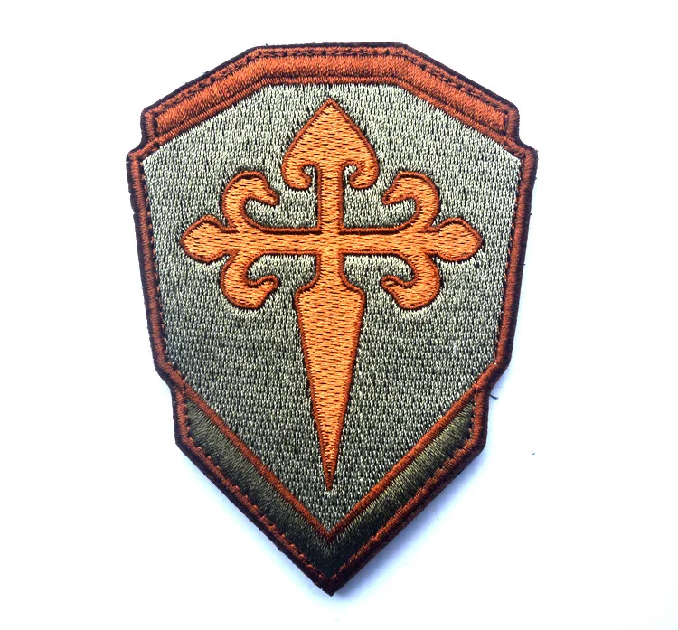 Мягкая вышитая нашивка для пальто Сантьяго Джеймс|patches embroidered|cross patchembroidered patch |