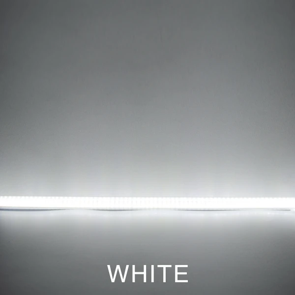 White 10 шт. светодиодный светильник 72 светодиодный s 220V светодиодный свет трубки прозрачный корпус молочно-белый корпус 30 см 50 см теплый холодный день белая кухня под шкаф - Испускаемый цвет: White