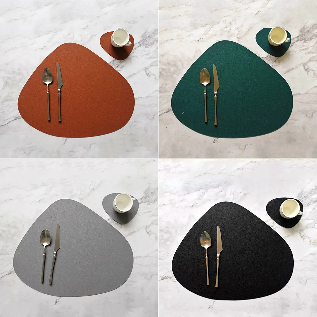 

Non-Slip Placemat Heat Insulation Oilproof Table Mat Coaster Tableware Pad