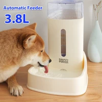3 8l large capacity automatic pet feeder cat drinking fountain dog water dispenser pubby kitten feeding device pet drinking bowl