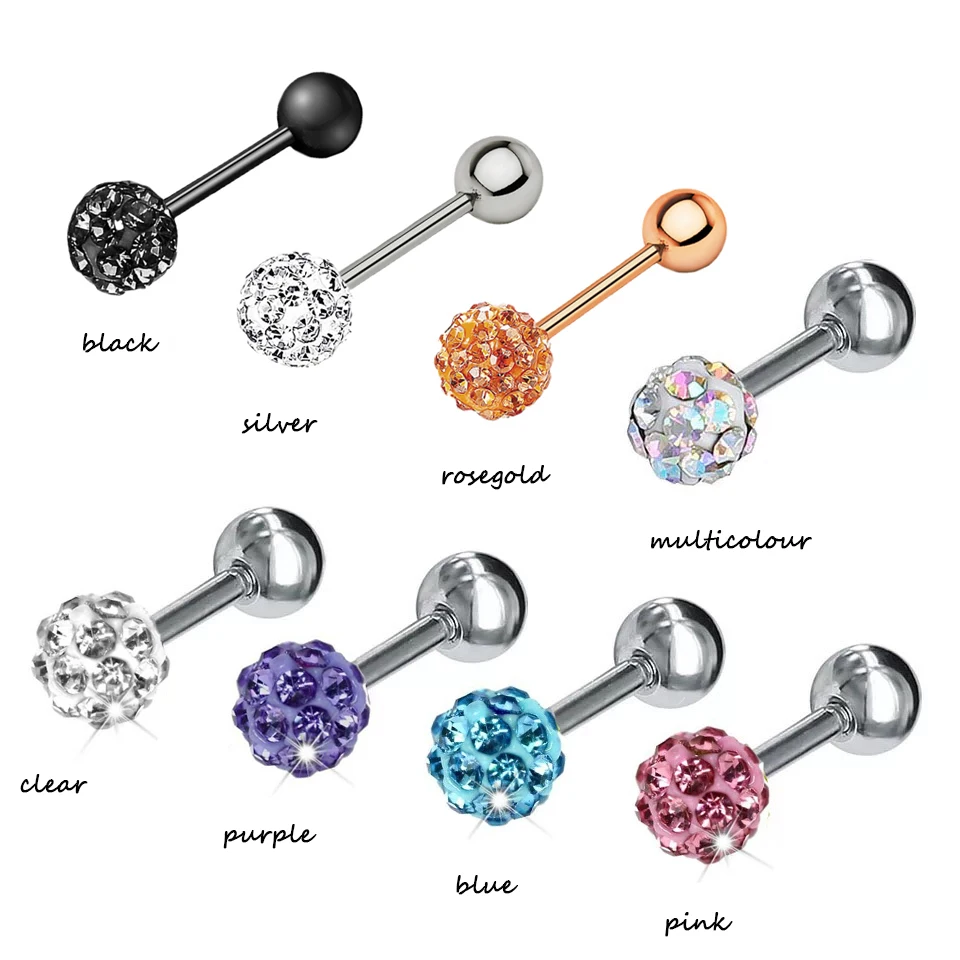 Серьги-шарики женские 16 г 1 шт.