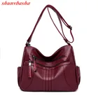 Женская сумка из 100% натуральной кожи, лидер продаж, женская сумка на плечо для женщин, Повседневная Большая Сумка-тоут из мягкой овечьей кожи