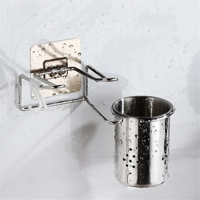 

HX5F Wall Mounted Hair Dryer Storage Organizer Rack Holder Hanger Using in Bathroom