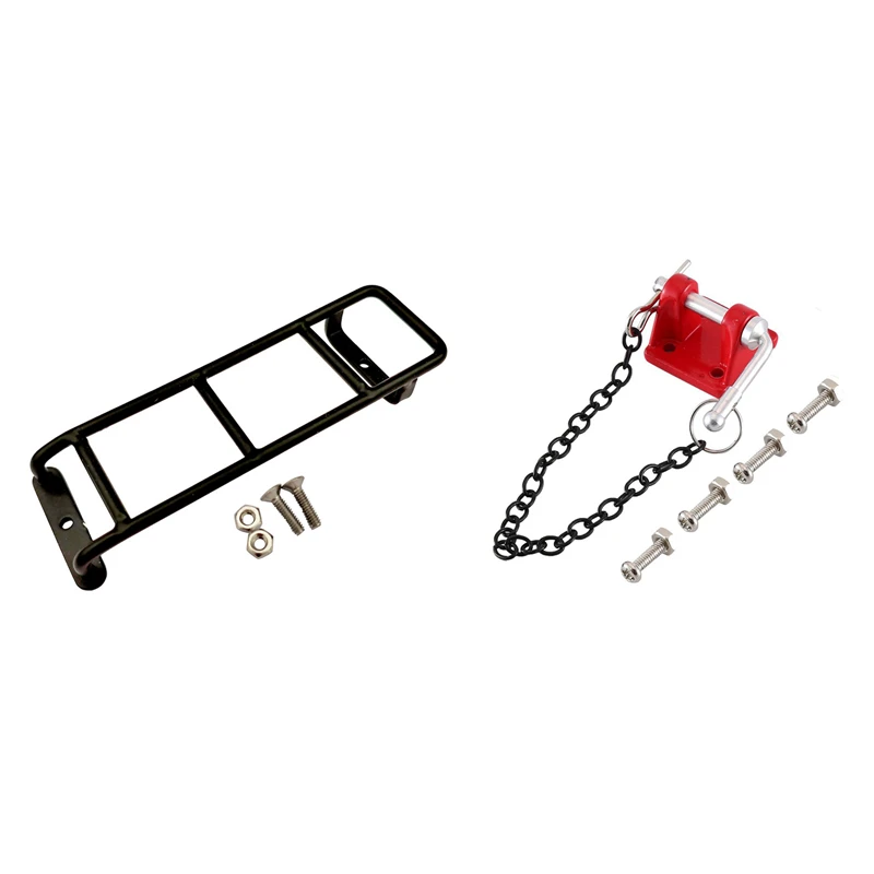 Металлическая буксировочная скоба с крючком для прицепа и металлическая Прямая