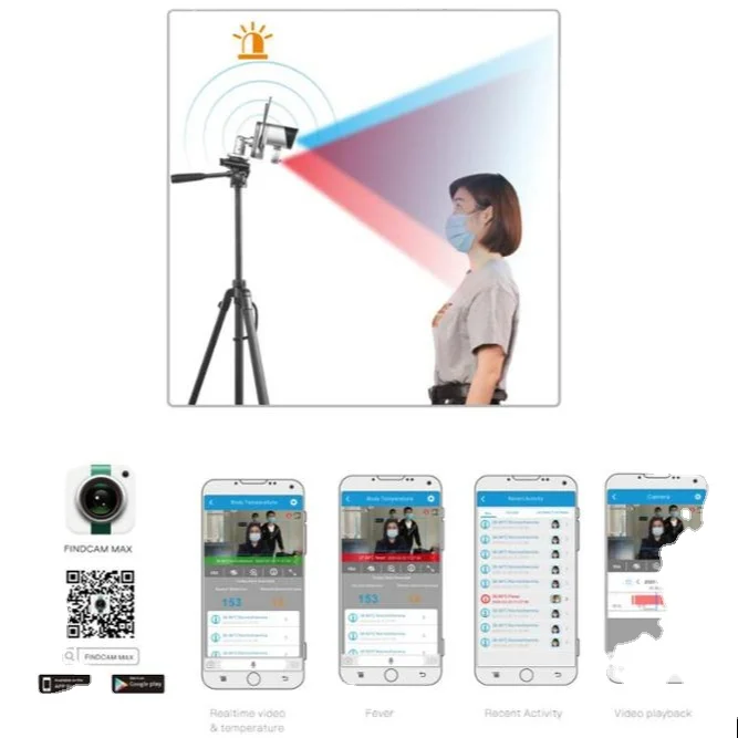 

hot selling WIFI battery Smart thermal imaging camera price thermal camera handheld to test temperature camera human body
