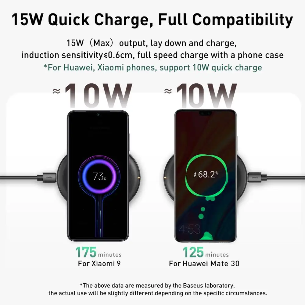 Беспроводное зарядное устройство из Baseus кожи для iPhone 11 Pro Xs Max Xr X 8 Plus настольное