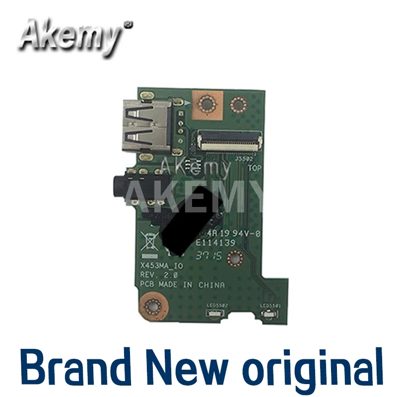 Оригинал для For Asus X553M X553MA X503M F503M F553M D553M K553M IO Плата USB аудио Плата|Компьютерные