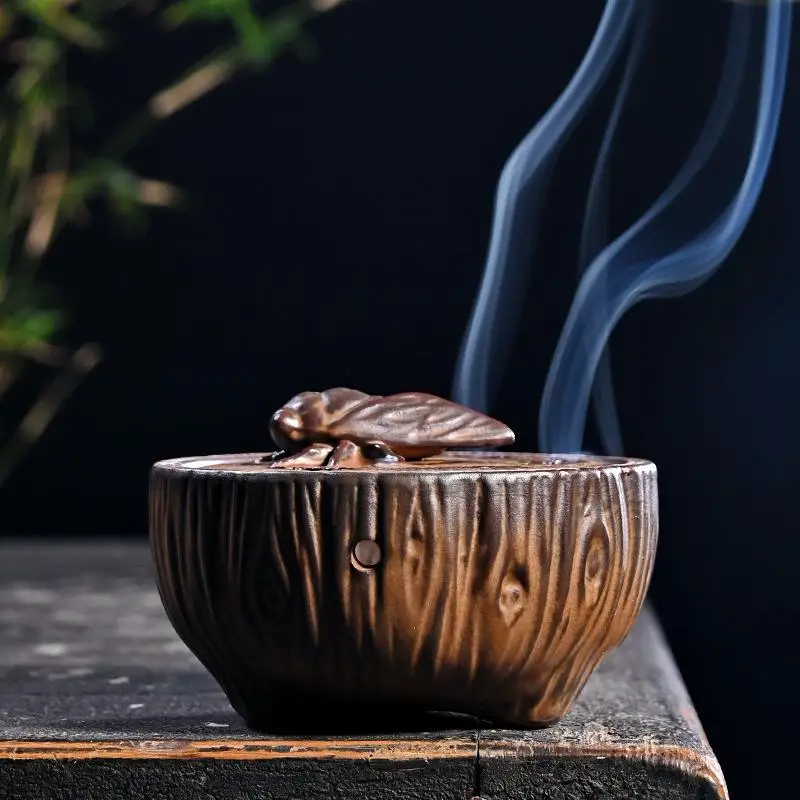 

Традиционная Керамическая ароматическая горелка, держатель для ароматических горелок, держатель для домашнего офиса, чайная кадильница дл...