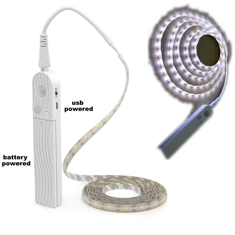 Беспроводной светодиодный ночник с датчиком движения USB лента для подсветки