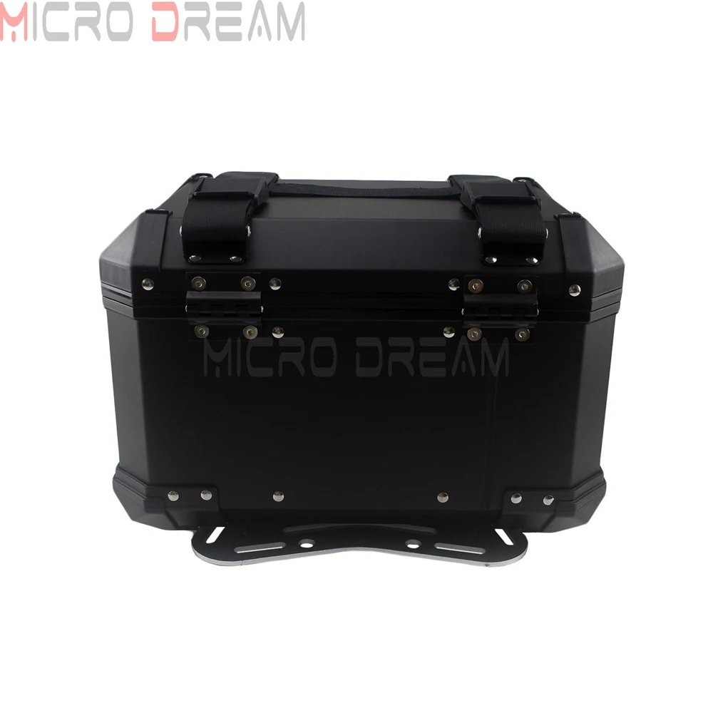 45л Топ чехол для мотоциклов Алюминиевая багажная задняя коробка Topcase