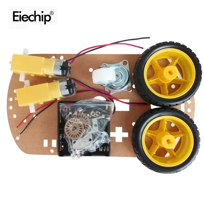 Комплект шасси для Arduino 2WD Motor Smart Robot кодер скорости Аккумуляторный блок набор