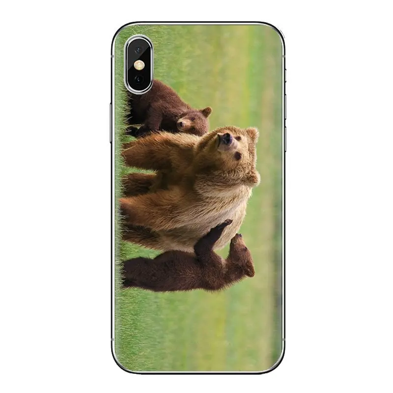 Для LG Spirit Motorola Moto X4 E4 E5 G5 G5S G6 Z Z2 Z3 G2 G3 C Play Plus Mini Mama Bear с медвежонками обои