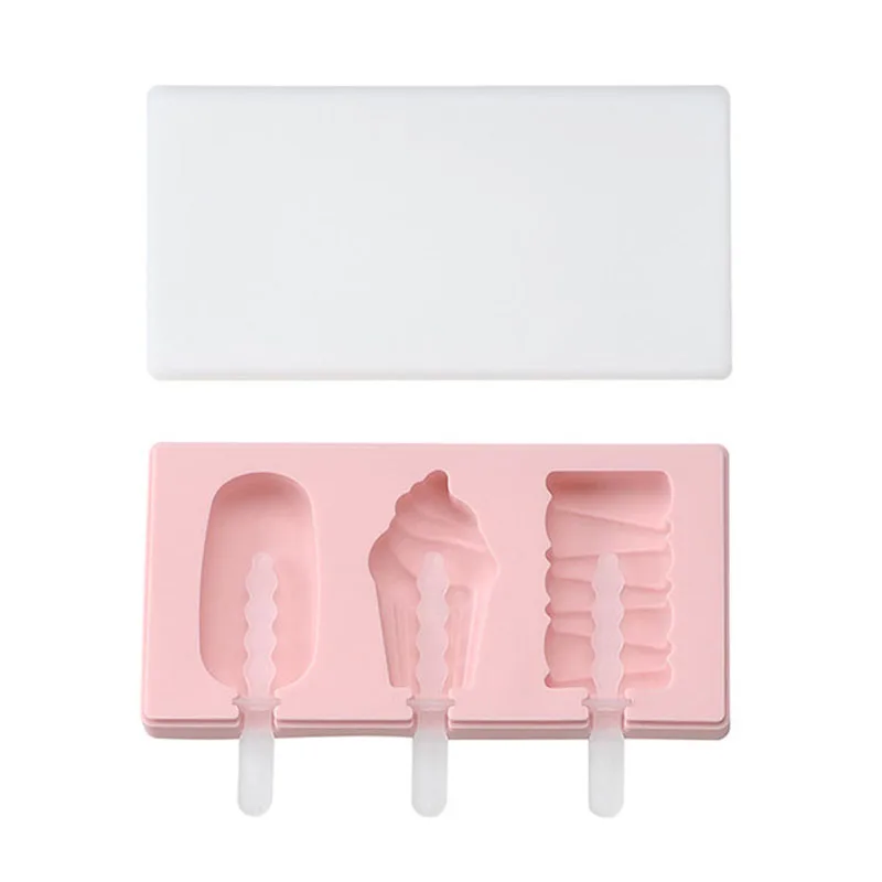 Новая силиконовая форма для мороженого приготовления домашнего инструмент