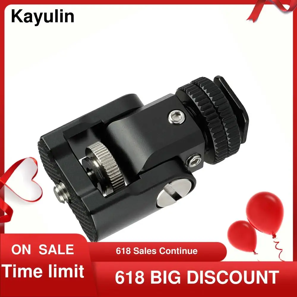 Kayulin новый дизайн регулируемый держатель монитора с башмаком для Dslr