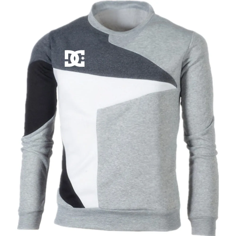 

DC2021 Letter Printing Spring Autumn New Sports Pullover All-Match Casual Men's Sportswear Fashion Jogging Sweatshirt