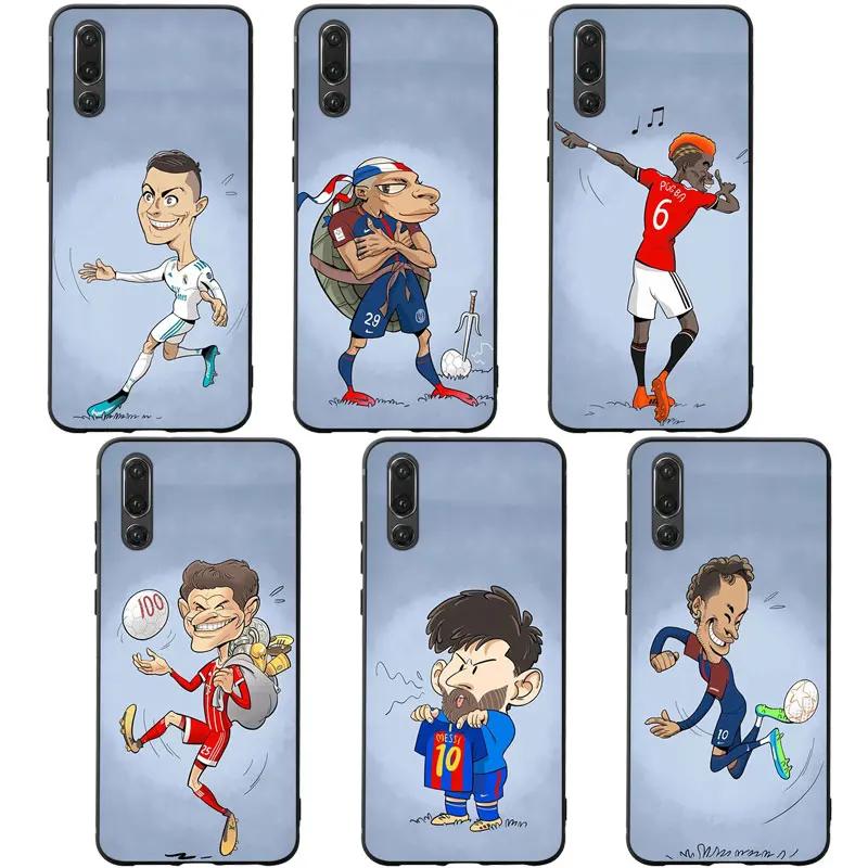 RKQ футбол Месси Mbappe чехол для телефона чехол для huawei Psmart P10 P20 P30 Lite Honor 8X9 10 20 mate 10 20X lite pro Чехол