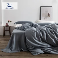 liv esthete luxury 100 silk gray bedding set women beauty best for skin care duvet cover queen king bed linen for great sleep