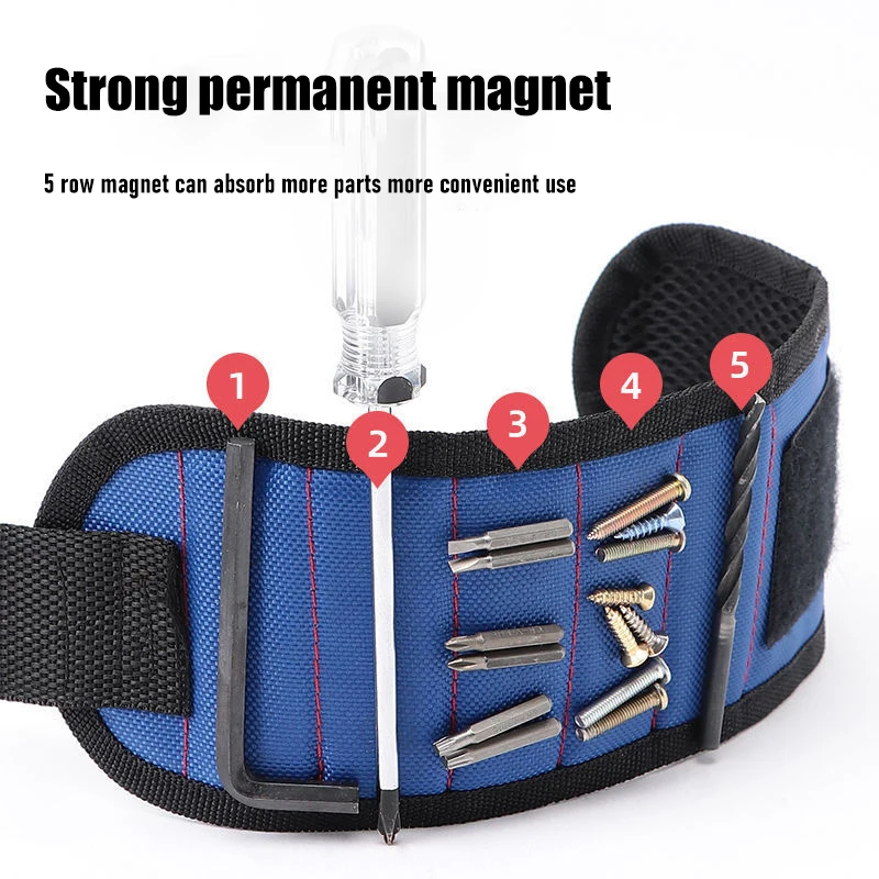 Портативный прочный магнитный браслет Портативная сумка для инструментов