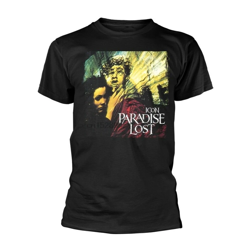 Официальная Мужская футболка с надписью Paradise Lost Icon в готическом стиле Doom Metal Rock |