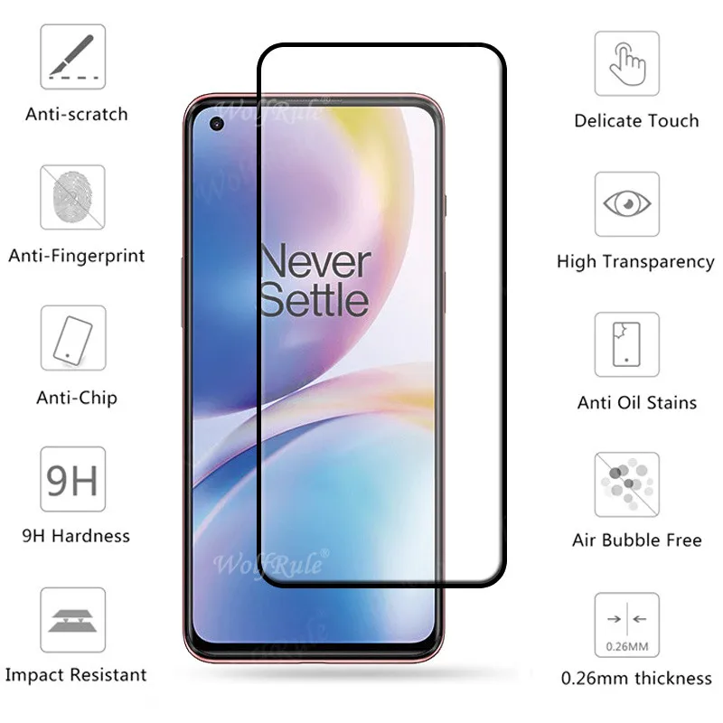 4 in 1 for oneplus nord 2 5g glass for oneplus nord 2 5g tempered glass full screen protector for oneplus nord 2 5g lens glass free global shipping