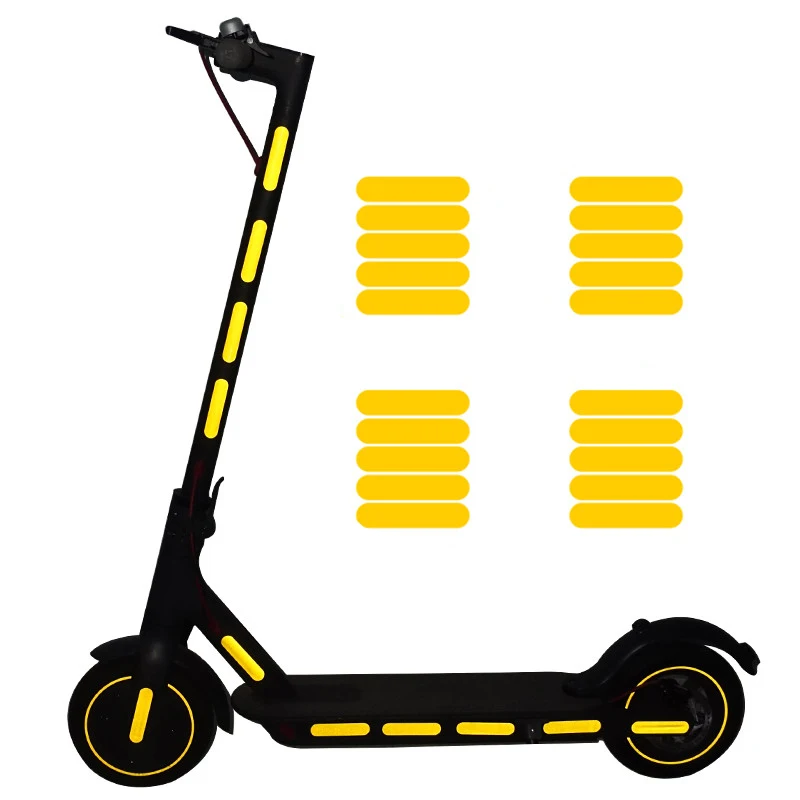 

Scooter Body Wheel Hub Reflective Stickers for XIAOMI MIJIA M365/Pro Scooter Night Safety Reflex Stickers Parts M365 Accessories