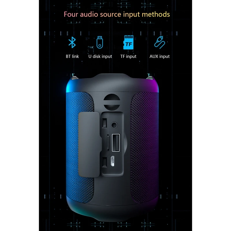 Bluetooth-Колонка портативная уличная с поддержкой USB AUX TF-карты | Электроника