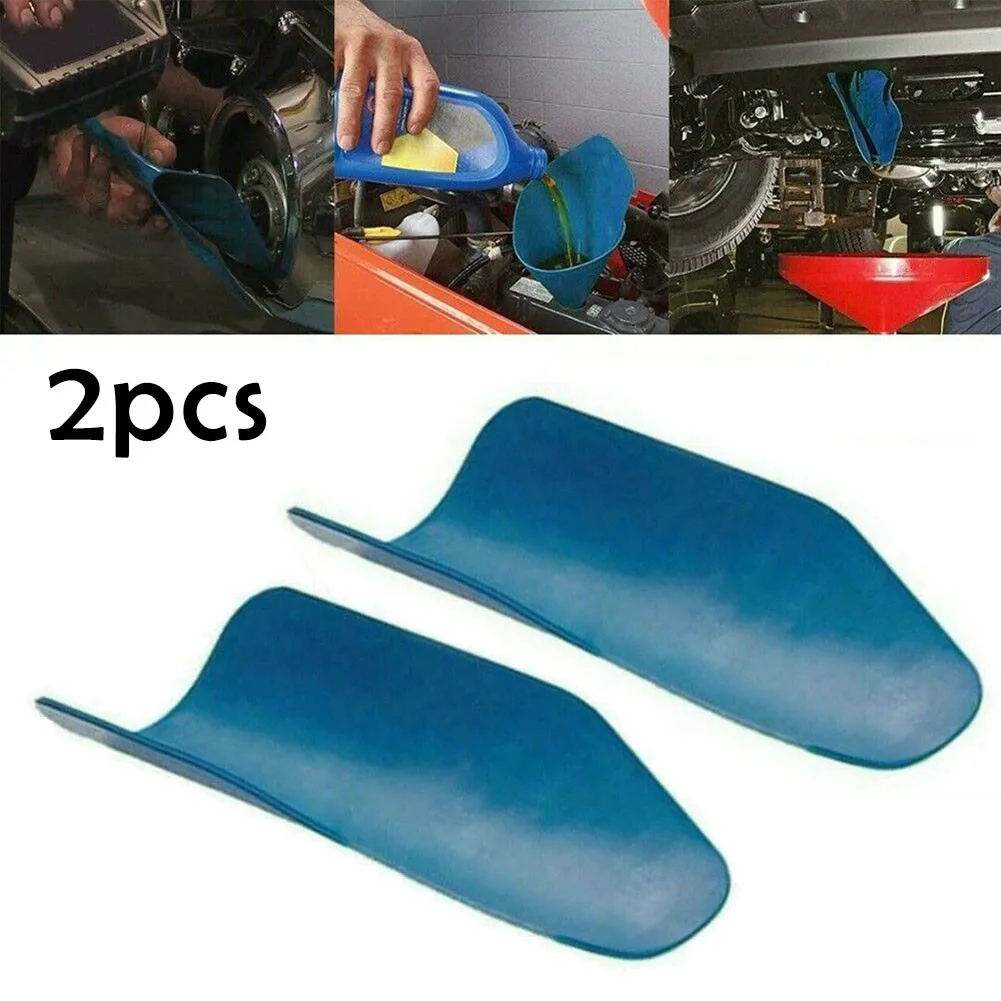 

Oil Funnel Plastic Refueling Tool Transmission 2pcs 37x17cm Easy To Clean