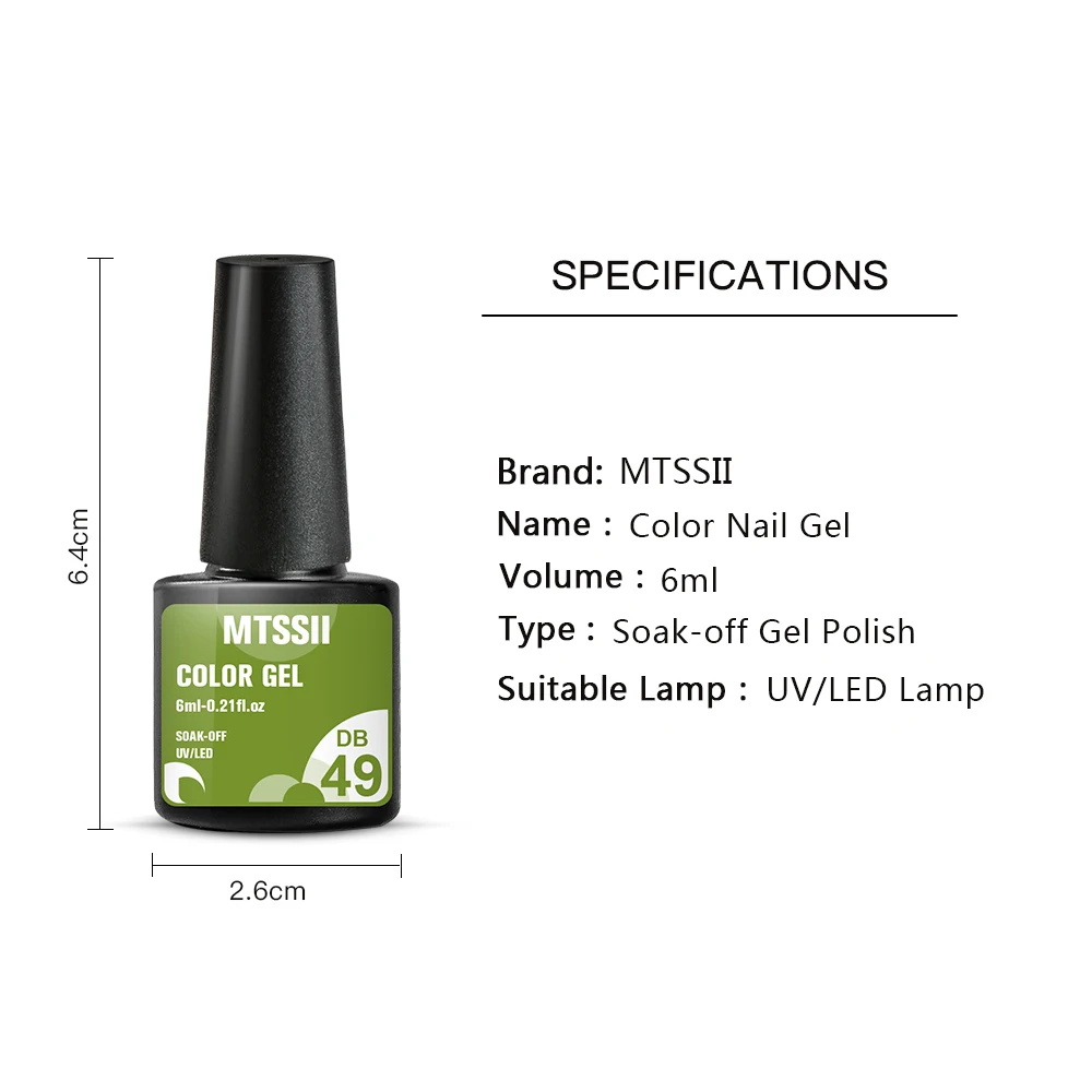 

Mtssii 100/120PCS Gel Nail Polish Nail Set Supply Wholesale Soak Off UV LED Gel Lacquer Nail Art Glitter Polish Long Lasting Gel