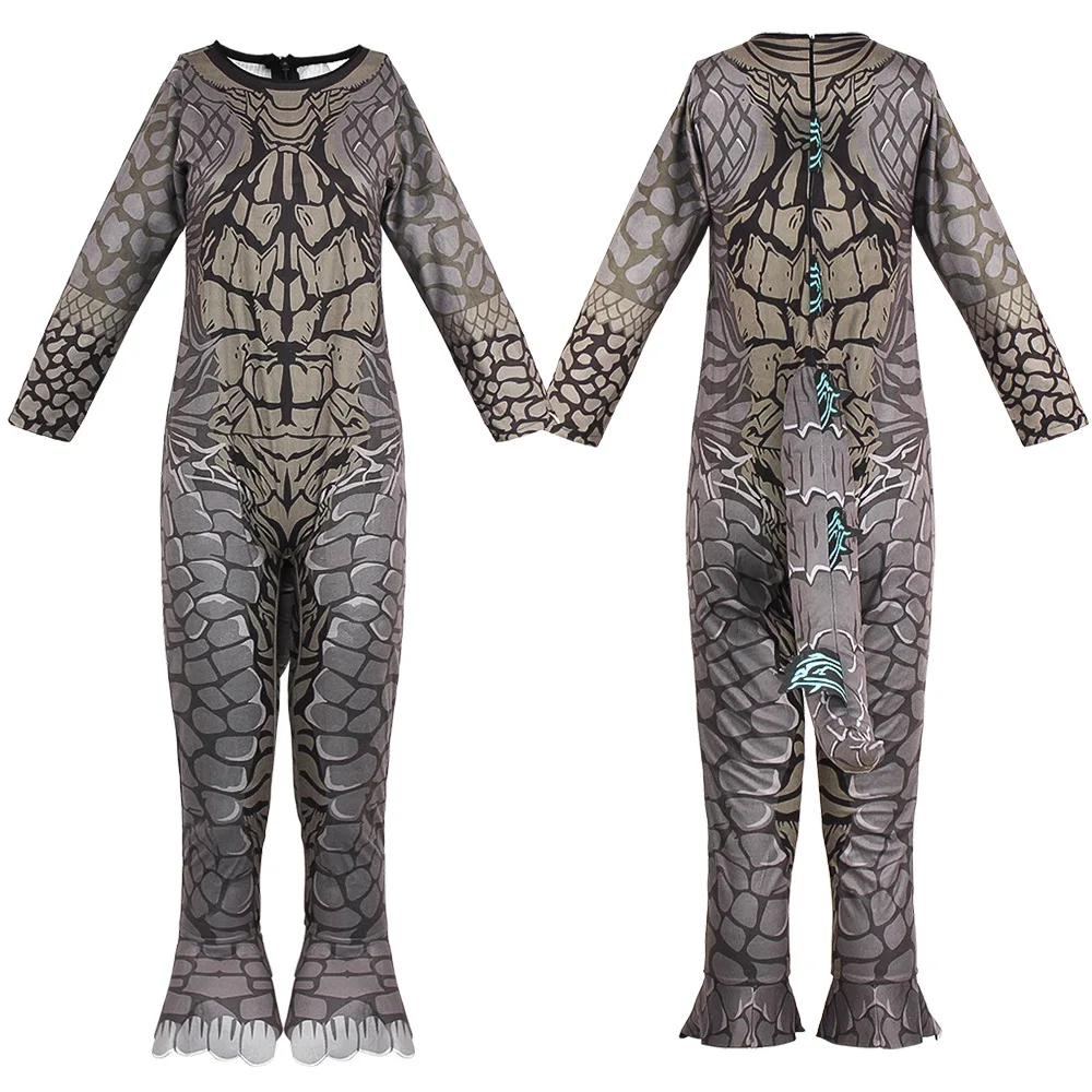 Костюм динозавра для косплея Детский боевой комбинезон Карнавальная одежда