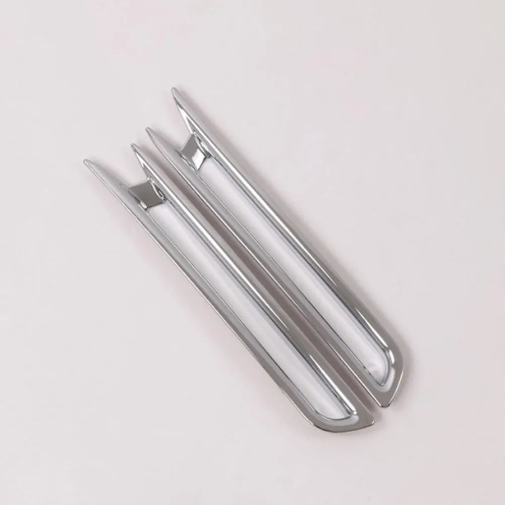 

2pcs/set Car Products Rear Fog Lamp Cover Trim Fit For 2021-2022 Toyota Sienna Chrome ABS Rear Fog Lamp Cover Equippments