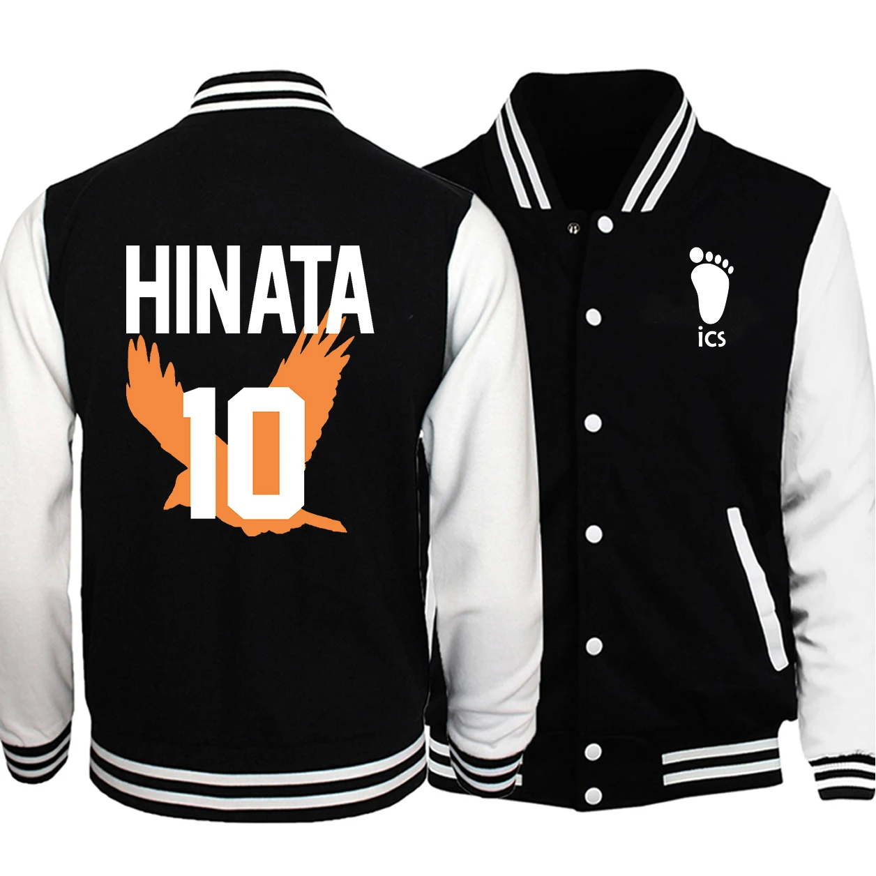 Аниме Haikyuu мужская бейсбольная Униформа NEKOMA с забавным принтом одежда осенняя