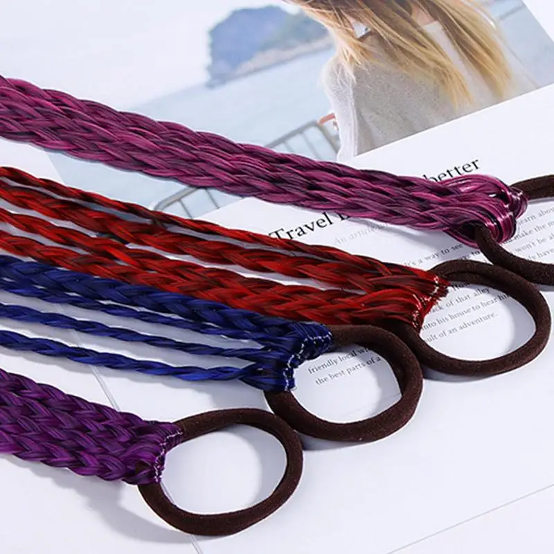 1 шт. Женская эластичная резинка для волос повязка богемная плетеная на голову