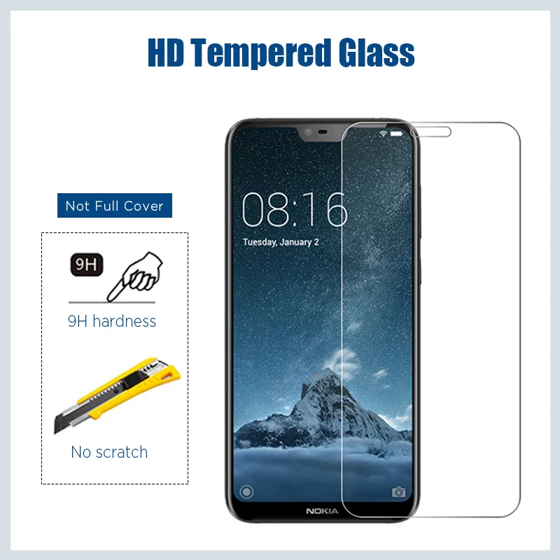 Защитное стекло для Nokia 1 3/2 3/5 3/8 3 5G C2 Tennen HD Защита экрана Lumia 635 640 950 C1 Tava C5 Endi 9H |