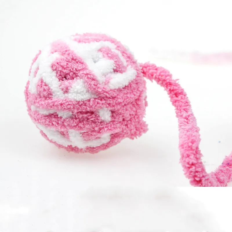 1 шт. шерстяными помпонами плетеные шарики Дразнилка игрушка для домашней собаки