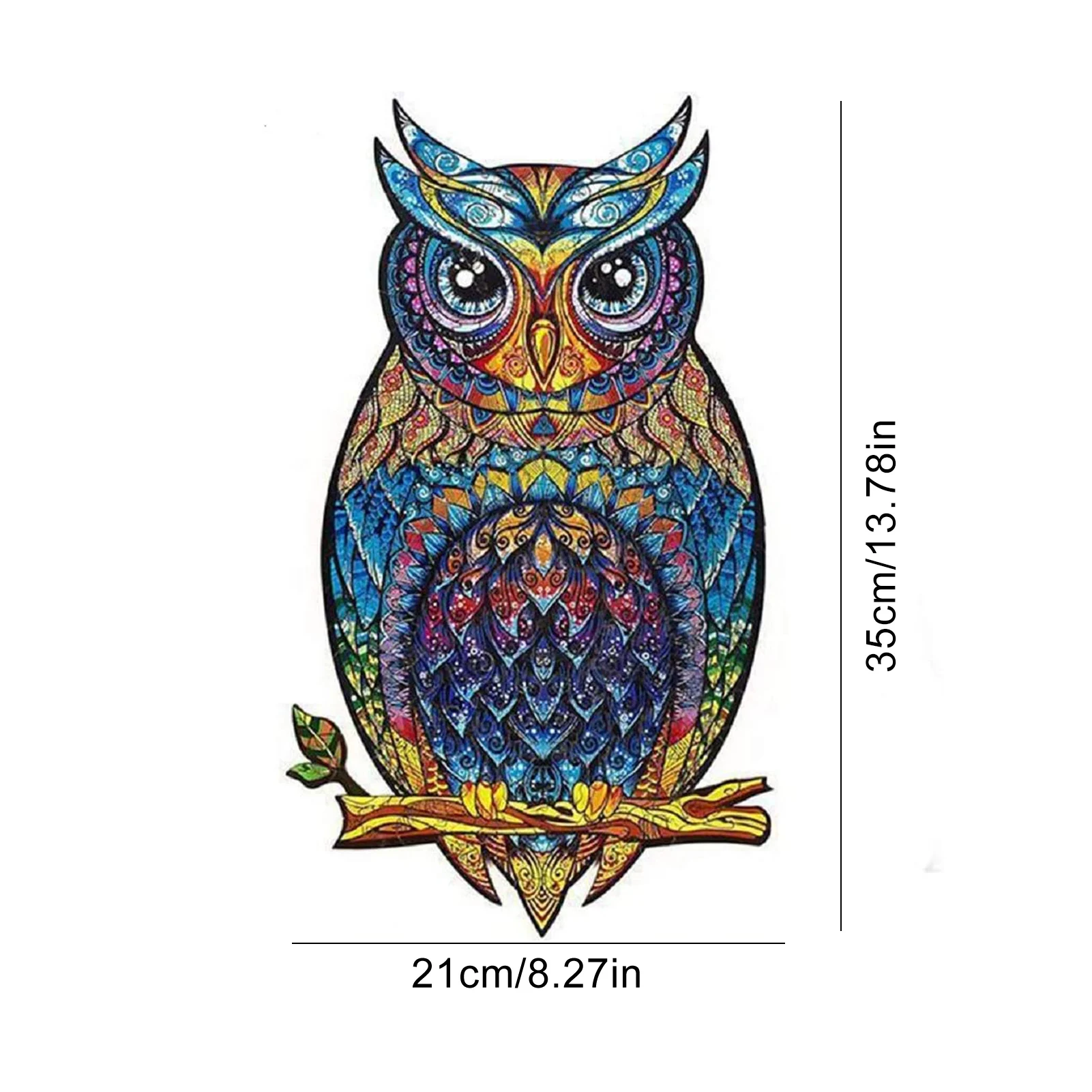

Unique Shape Wooden Jigsaw Puzzle Mysterious Owl Jigsaw Puzzle Gift For Adults Kids Educational Puzzle Toy For Children