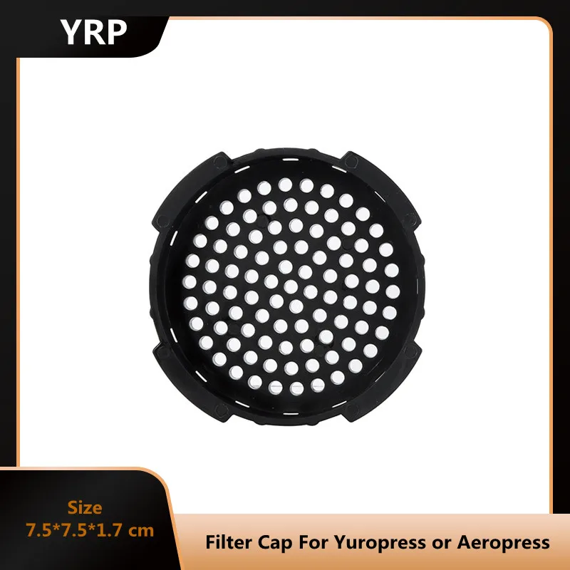 YRP-cafetera portátil de prensa francesa, tapa de filtro de repuesto reutilizable para Yuropress o