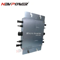 1400w grid tie inverter waterproof ip65 mppt dc22 50v pv input ac180 260v output solar micro inversor for 30v 36v solar panel